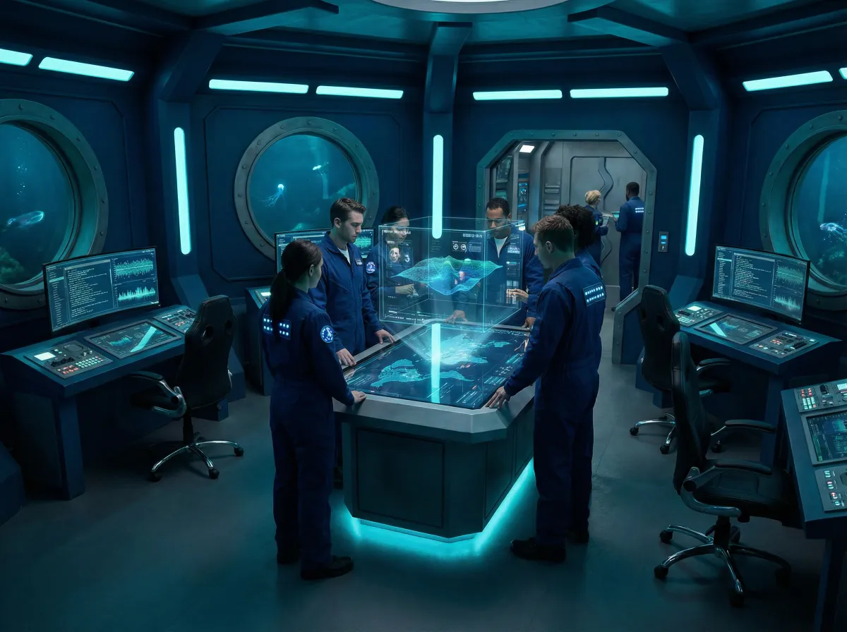 深海研究基地社区交流场景 - 海角论坛